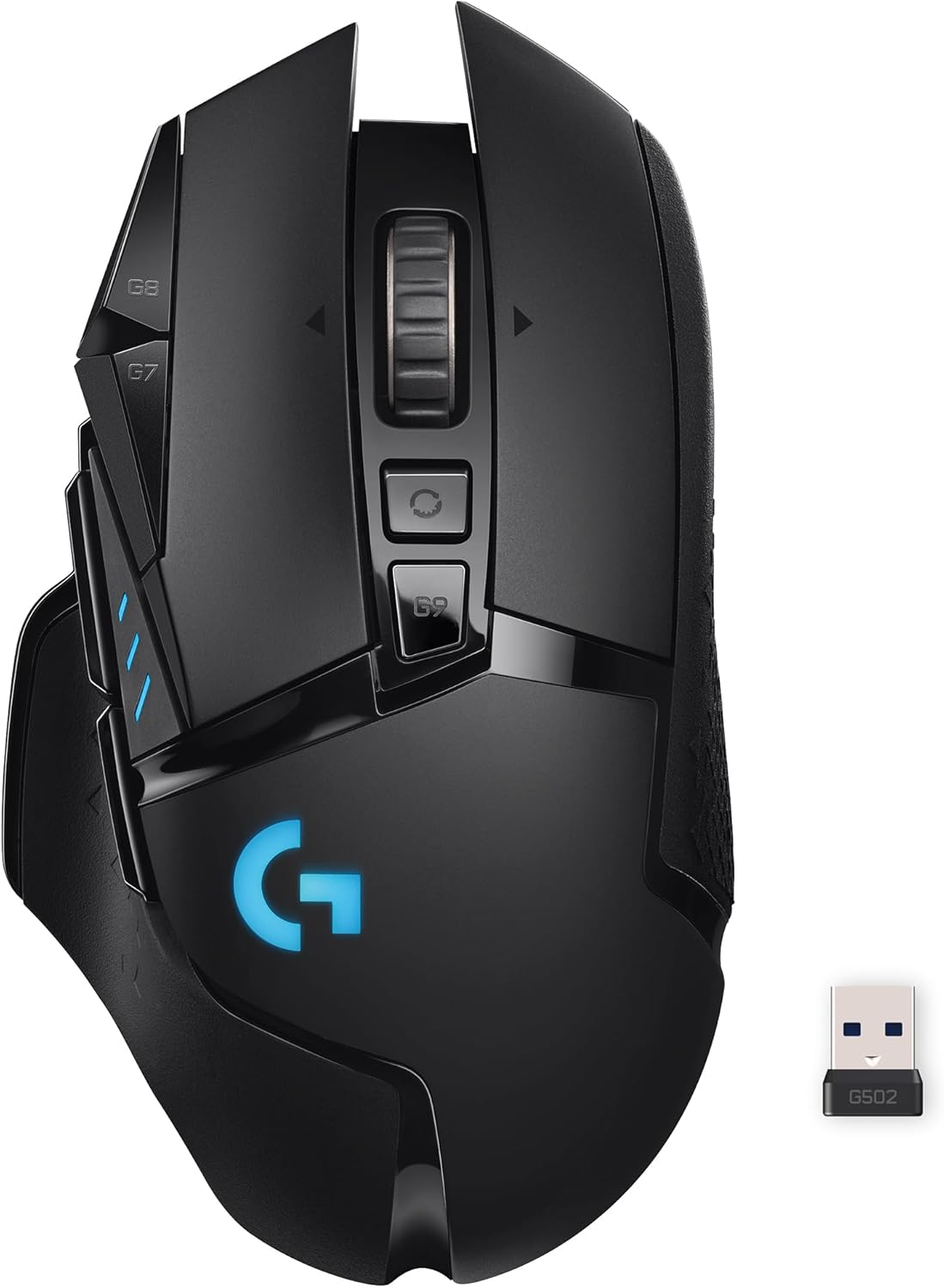 Ratón inalámbrico para juegos Logitech G502 Lightspeed con sensor Hero 25K
